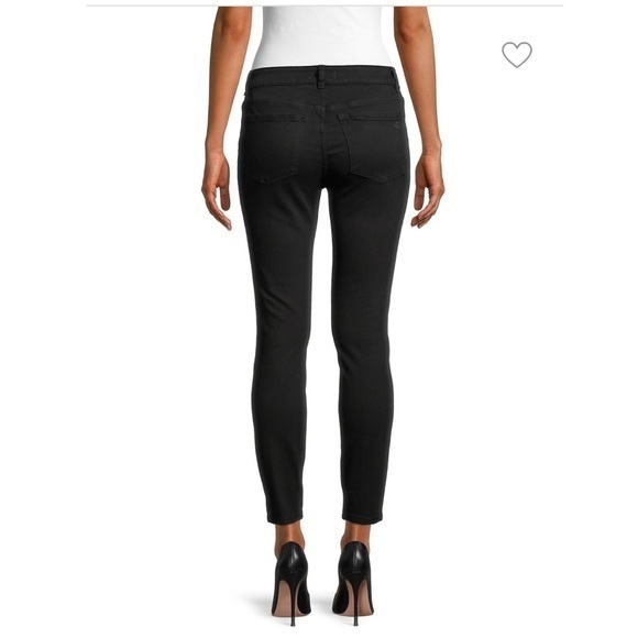 DL1961 Margaux Black Skinny-Fit Ankle Jeans - Picture 2 of 5